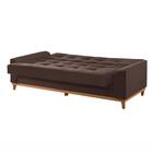 Sofá Cama M157 Veludo Marrom 2,24 M