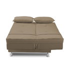 Sofá Cama Maite 1,80m 3 Lugares Suede Cappuccino Adonai Estof