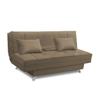 Sofá Cama Maite 1,80m 3 Lugares Suede Cappuccino Adonai Estof