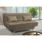 Sofá Cama Maite 1,80m 3 Lugares Suede Cappuccino Adonai Estof