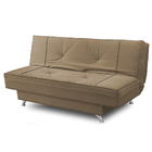 Sofá Cama Maite 1,80m 3 Lugares Suede Cappuccino Adonai Estof