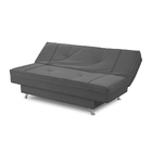 Sofá Cama Maite 1,80m 3 Lugares Suede Cinza Adonai Estofados