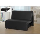 Sofá Cama Malu Corano Preto 281 - Matrix