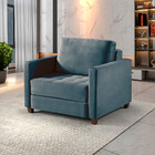 Sofá Cama Marcelle 1 Lugar 100 Solteiro Veludo Paris Pés De M