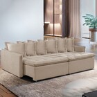 Sofá Cama Marrocos 3 Lugares Cru - Celflex