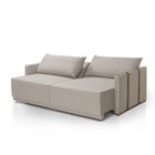 Sofá Cama Mônaco Bege Retrátil 184 Cm Bege