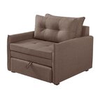 Sofá Cama Montreal Solteiro 95cm X 90cm Marrom