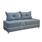 Sofá Cama Multiuso Simbal 2 Lugares Azul Listrado