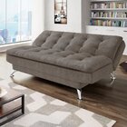 Sofá Cama New Melissa Com Tecido Suede Pena Linoforte