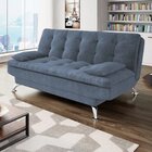 Sofá Cama New Melissa Com Tecido Suede Pena Linoforte