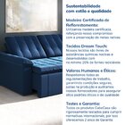 Sofá Cama Palmeira 3 Lugares Retrátil Reclinável 2,00m Veludo