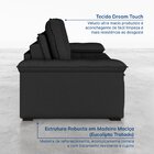 Sofá Cama Palmeira 3 Lugares Retrátil Reclinável 220cm Veludo