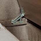 Sofá Cama Panamá Chenile Luxo Aveludado 3 Lugares Premium Ave