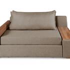 Sofá Cama Panamá Chenile Luxo Aveludado 3 Lugares Premium Ave