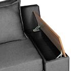 Sofá Cama Panamá Chenile Luxo Aveludado 3 Lugares Premium Chu