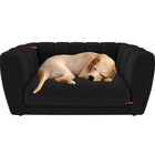 Sofá Cama Para Pets Abel Cachorros E Gatos Veludo Preto