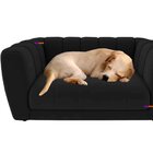 Sofá Cama Para Pets Abel Cachorros E Gatos Veludo Preto