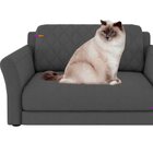 Sofá Cama Para Pets Atena Cachorros E Gatos Linho Grafite