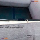 Sofá Cama Para Pets Pandora Cachorros E Gatos Veludo Azul Mar