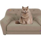 Sofá Cama Para Pets Pandora Cachorros E Gatos Veludo Bege