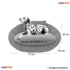 Sofá Cama Para Pets Zeus Cachorros E Gatos Veludo Verde