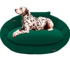 Sofá Cama Para Pets Zeus Cachorros E Gatos Veludo Verde