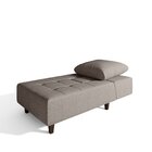 Sofá Cama Para Sala De Estar 01 Lugar Citrino Yescasa Tabaco