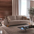 Sofa Cama Para Sala De Estar 209cm X 84cm Luizi Avelã