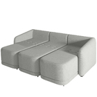 Sofá Cama Para Sala De Estar 4 Lugares 336cm Montserrat K01 L