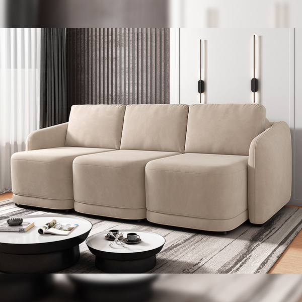 Sofá Cama Para Sala De Estar 4 Lugares 336cm Montserrat K01 V