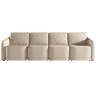 Sofá Cama Para Sala De Estar 4 Lugares 396cm Montserrat K01 L