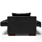 Sofá Cama Para Sala De Estar Lisboa Couríssimo Preto - Ibiza