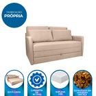 Sofá Cama Para Sala De Estar Martina New Linho Matrix