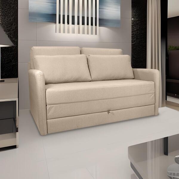 Sofá Cama Para Sala De Estar Martina New Linho Matrix