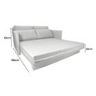 Sofá Cama Para Sala De Estar Martina New Linho Matrix