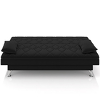 Sofá Cama Para Sala De Estar Quarto 193cm Lia M03 Veludo Pret