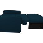 Sofá Cama Para Sala De Estar Zaia Com Baú Suede Matrix