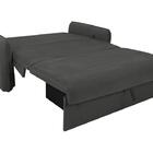 Sofá Cama Para Sala De Estar Zaia Com Baú Suede Matrix