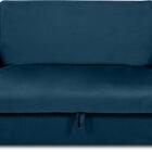 Sofá Cama Para Sala De Estar Zaia Com Baú Veludo Matrix