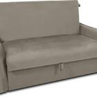 Sofá Cama Para Sala De Estar Zaia Com Baú Veludo Matrix