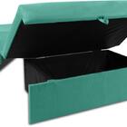 Sofá Cama Para Sala De Estar Zaia Com Baú Veludo Matrix