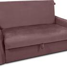 Sofá Cama Para Sala De Estar Zaia Com Baú Veludo Matrix