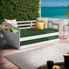 Sofá Cama Para Varanda Gourmet Solteiro Madeira Maciça Branco