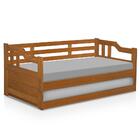 Sofá Cama Para Varanda Gourmet Solteiro Madeira Maciça Imbuia