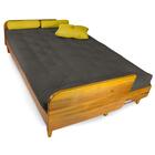 Sofá Cama Paris Acquablock Chumbo Em Madeira Maciça Alto Padr