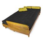 Sofá Cama Paris Acquablock Preto Em Madeira Alto Padrão