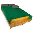 Sofá Cama Paris Sarja Verde Bandeira Madeira Maciça Alto Padr