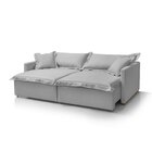 Sofá Cama Portinari 2 Lugares Retrátil Claro 216 Cm Cinza Cla
