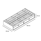 Sofá Cama Puff Branco - Conquista