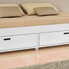 Sofá Cama Puff Branco - Conquista